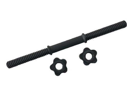 エルエルビースポーツ(LLB SPORTS) ダンベルシャフト ブラック 1kg 2個付き グリップローレット加工 81 エルエルビースポーツ(LLB SPORTS) ダンベルシャフト ブラック 1kg 2個付き グリップローレット加工 81