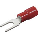 ニチフ端子工業 環境配慮形絶縁被覆付端子100P TMEX 1.25Y-3.5K-RED(2)