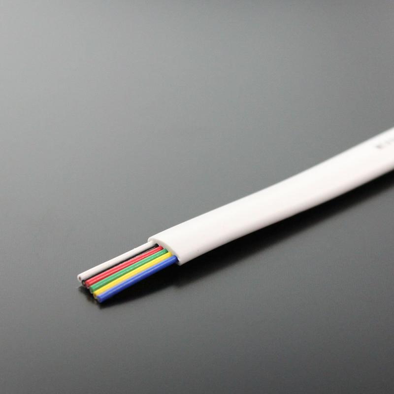 タローズ TARO'S モジュラーケーブル(巻線) 2.4mm厚 6極6芯(6P6C) ホワイト 300m 箱入 CMJ-300WH6