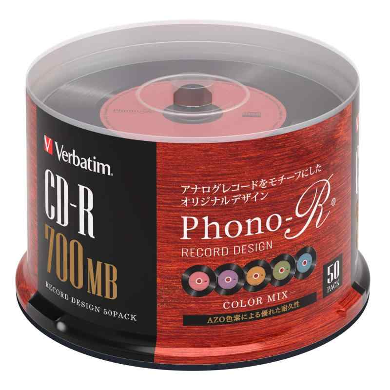 Verbatim С٥ ǡ CD-R 쥳ɥǥ 700MB 50 顼MIX Phono-R (եΥ) S...