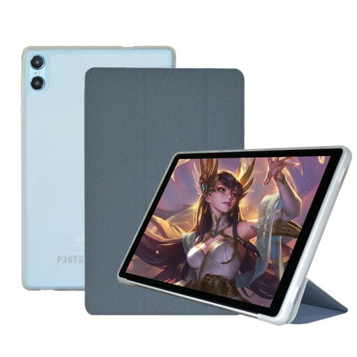 For TECLAST P26T ケース 保護ケース【ZENGZOUZ】薄型 軽量 高級PU レザー 擦り傷防止 全面保護型 耐汚れ 耐衝撃保護ケース TECLAST P26T 用 スマートカバー (グレー) For TECLAST P26T ケース 保護ケース【ZENGZOUZ】薄型 軽量 高級PU レザー 擦り傷防止 全面保護型 耐汚れ 耐衝撃保護ケース TECLAST P26T 用 スマートカバー (グレー)