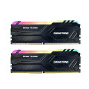 【発光型 DDR4】GIGASTONE Game TURBO 8GBx2枚 (16GB Kit) DDR4 3200MHz PC4-25600 CL 16-18-18-40 Intel XMP 2.0 AMD Ryzen 1.35V UDIMM 288(2)