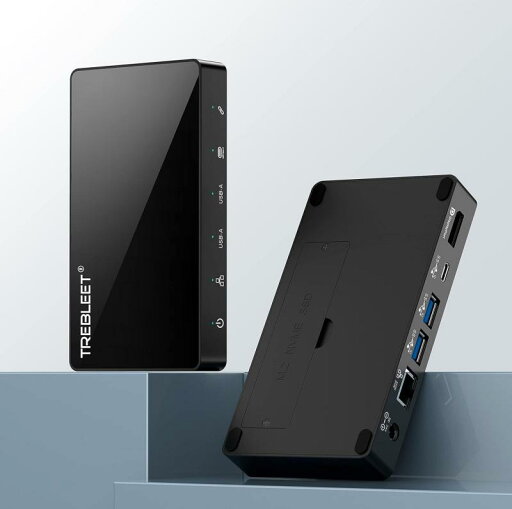 Thunderbolt 3 ドック 8-in-1 超小型 ドッキングステーション M.2 SSD 外付け [NVMe拡張が可能・最大2800Mbps、60W Power Delivery 出力、8K対応DisplayPort 1.4、1Gbイーサネット、 Thunderbolt 3 ドック 8-in-1 超小型 ドッキングステーション M.2 SSD 外付け [NVMe拡張が可能・最大2800Mbps、60W Power Delivery 出力、8K対応DisplayPort 1.4、1Gbイーサネット、