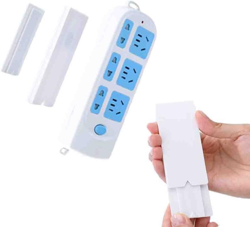 電源タップ固定用ブラケット 電源タップ固定用ユニット 移動可能固定器 差込式固定ブラケット 電源タップ固定用ブラケット 無記名取付 壁取付 穴あけ不要 簡単取付 さまざまなシーンや用