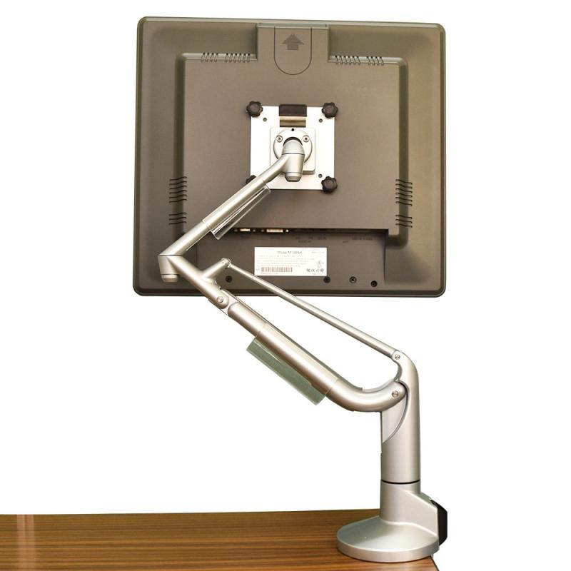 Lumen モニターアーム [ 360度回転・ガス圧式 ] 最大7.5kgまで搭載可能 MA-GS104SV