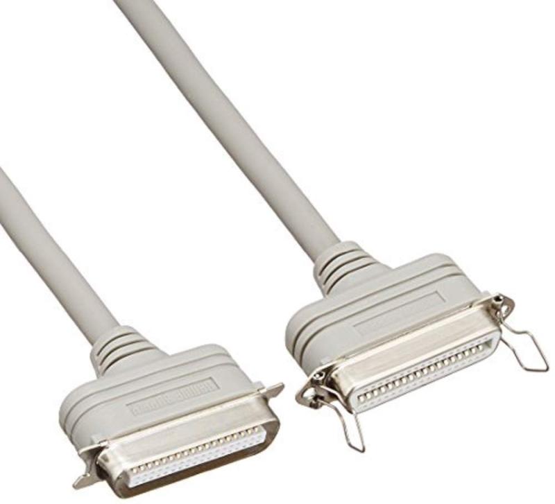 サンワサプライ プリンタ延長ケーブル ライトグレー