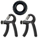 DELUXEFOX ハンドグリップ 握力トレーニング 握力を鍛える道具 ハンドグリップ 可変式 5kg〜60kg 負荷調節可能 ストレス解消 マッスル強化 指の...