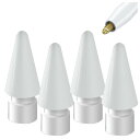 4個Apple用鉛筆チップApple Pencil 1/2/Pro世代用,高感度アップグレードメタルアップルペンシルペン先 精密コントロールチップiPad Pencil用