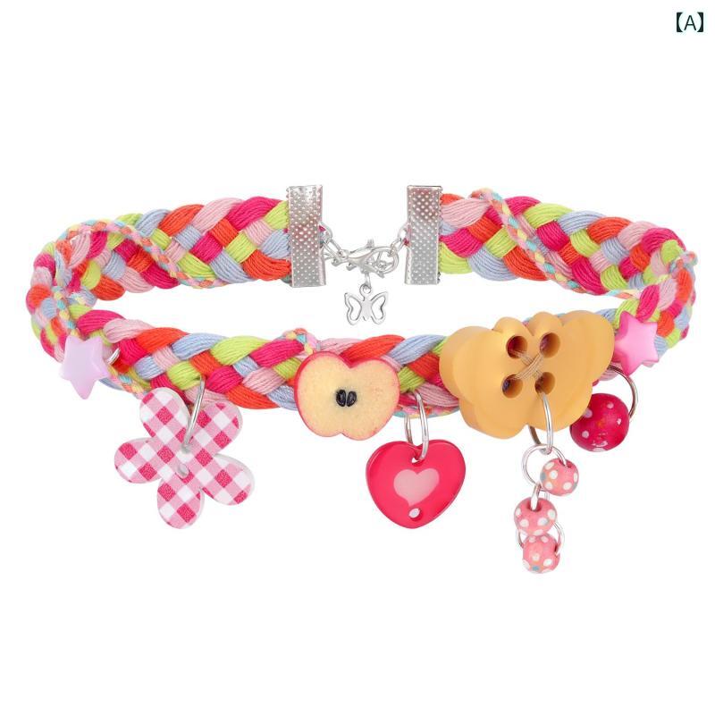 チョーカー　アクセサリー　レディース FRUITS アップル バタフライチョーカー ネックレス