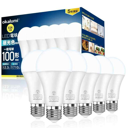 LED電球 E26 100形 調光不可 6個セット LED電球 E26 100形 調光不可 6個セット
