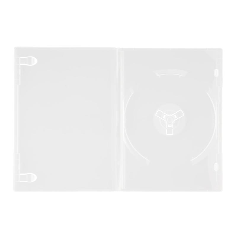 COMCOM 7mm厚スリムDVDトールケース 1枚収納 透明 50個セット CS7-DVDT1S-50CL