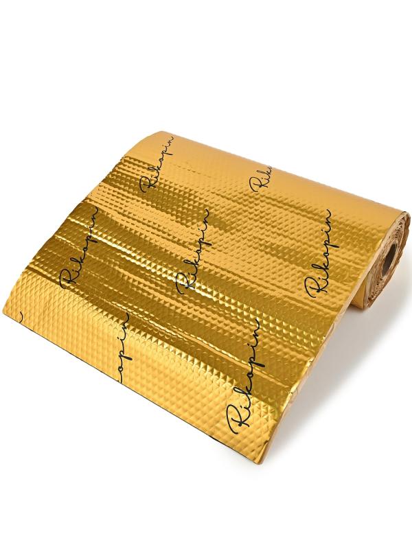 Rikopin(リコピン) デッドニング 【5m】 デッドニングシート 制振シート 断熱シート 絶縁マット 防火断熱遮音シート 自動車用 吸音 防音 厚み2.3mm×幅46cm×長さ5m