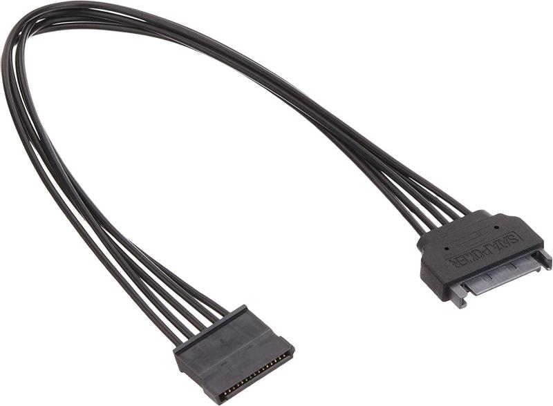 SATA電源延長黒 30cm