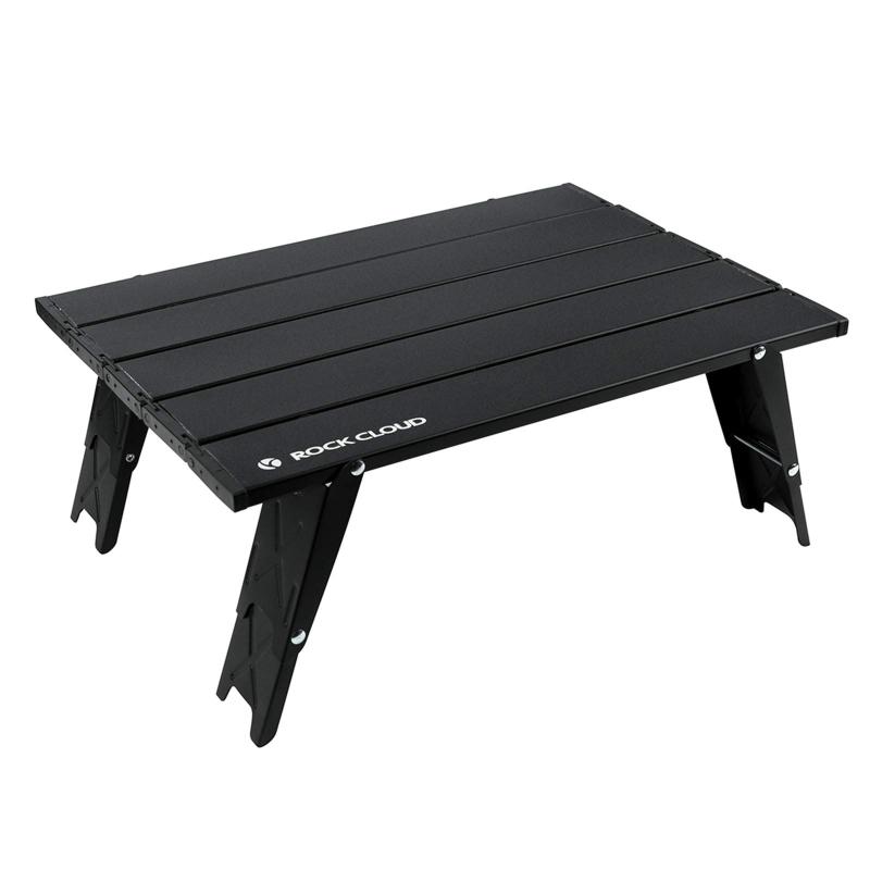 Rock Cloud アウトドアテーブル キャンプ ミニ ローテーブル アルミ製 折りたたみ式 超軽量 コンパクト..
