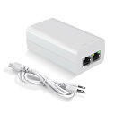 ギガビット PoE インジェクタ 48V 15W、IEEE802.3af パワーオーバーイーサネット PoE アダプタ、IP カメラワイヤレス/ワイヤレスアクセスポイント長距離/IP 電話用シングルポート PoE パワーインジ(2)