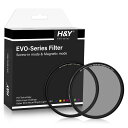 H&Y PLフィルター HD EVO ナチュラルCPL フィルターキット マグネット式 ねじ込み式両対応 ニュートラル 忠実な色再現 反射調整 偏光度99% 高...