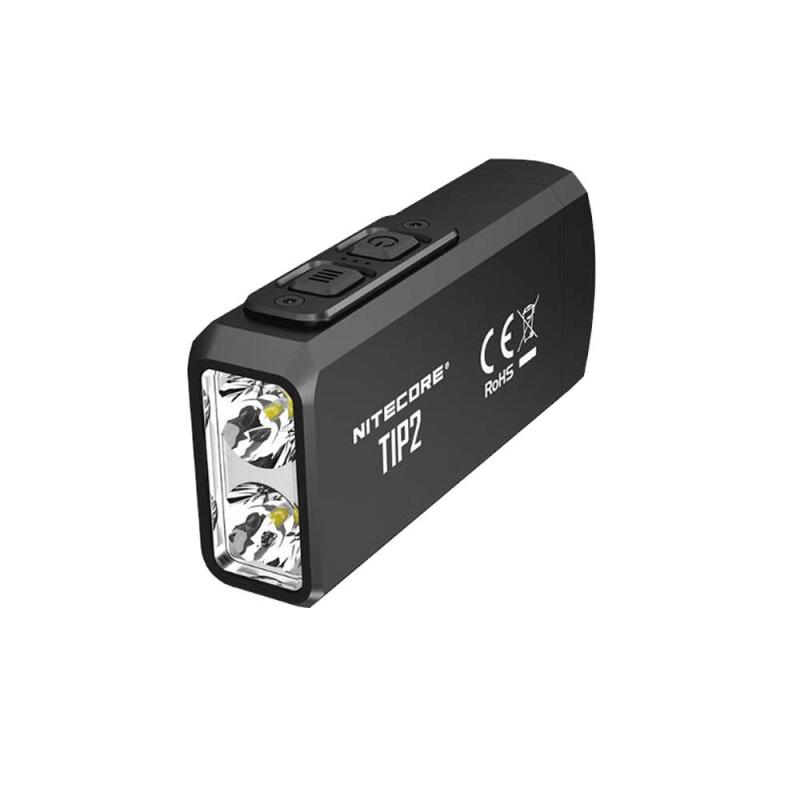 NITECORE TIP2 充電式 ミニ LED 懐中電灯 キーライト 720ルーメン ブラック コンパクト / 5モード切替 ..