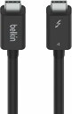 Belkin USB-Cケーブル Thunderbolt 4/USB4 100W 40Gbps高速データ転送 8K対応 M1 MacBook/iPad Pro/iMac/EVO Windows対応 インテル認証 USB-IF認証(2)