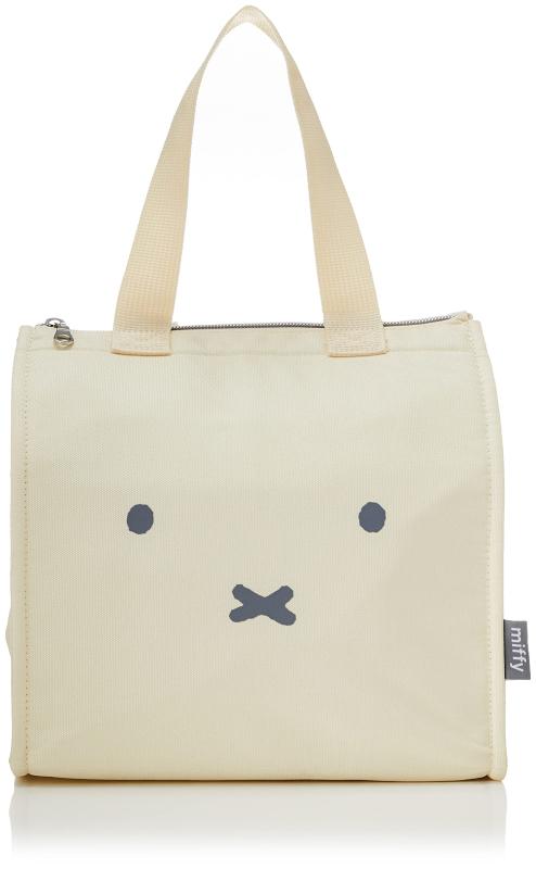 [ミッフィー] 保冷ランチトート Lサイズ ファスナー付き ミニトートバッグ トート バック ミニバッグ ランチバッグ 0037