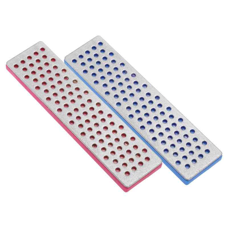 PATIKIL 100 mm 極粗スキースノーボードダイヤモンドストーン 2個 スキーエッジシャープナー ダイヤモ..