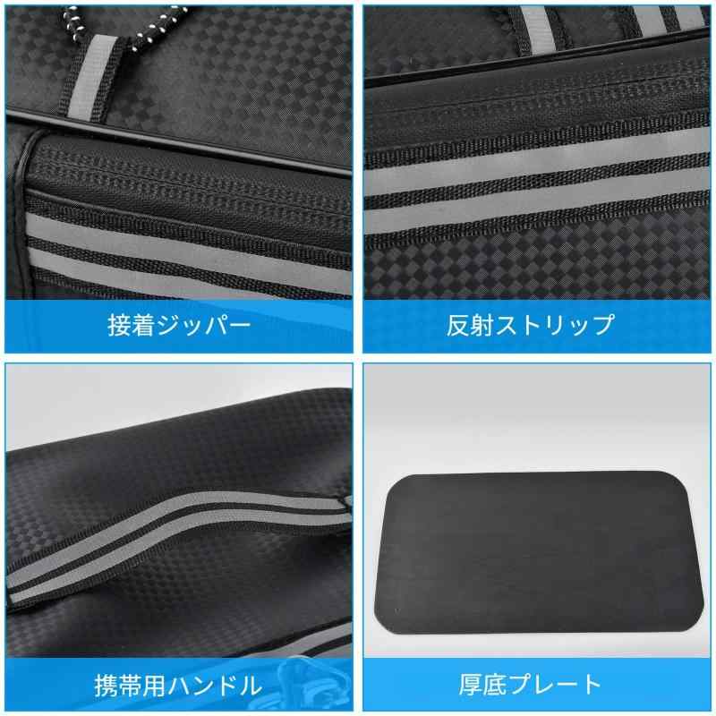 自転車 リアバッグ12L リアバッグ パニアバッグ 自転車 バイクトランク リア バイクラック 大容量 耐水PU素材 反射テープ レインカバー付き ほとんどの ほとんどの電動 ブラック