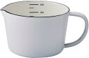 豊琺瑯 pure ホーローメジャーカップ ホワイト S PU-2308