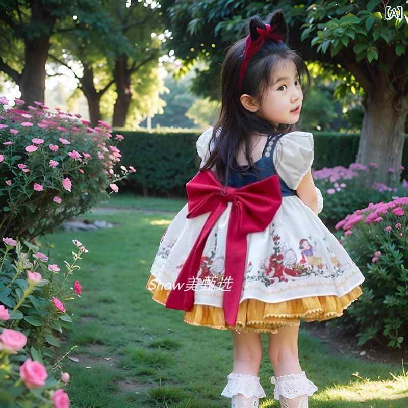 ロリータ　ドレス　コスプレ ドレス ロリータ ロリータドレス 女の子 1歳 サマー ふくらみ スカート