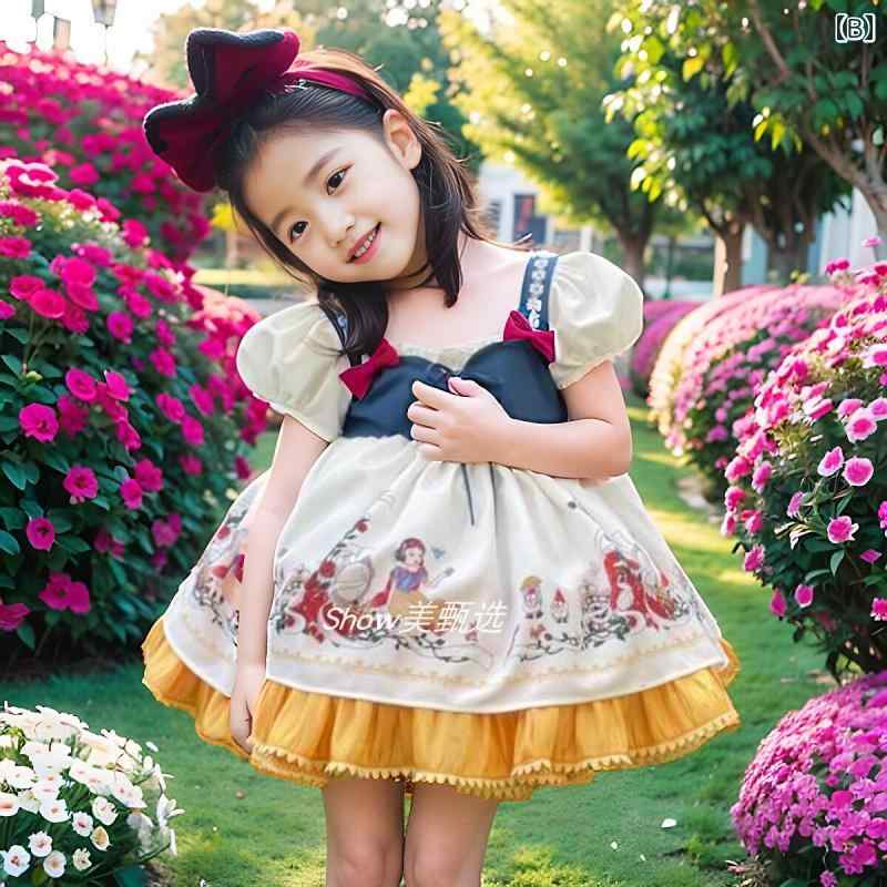 ロリータ　ドレス　コスプレ ドレス ロリータ ロリータドレス 女の子 1歳 サマー ふくらみ スカート