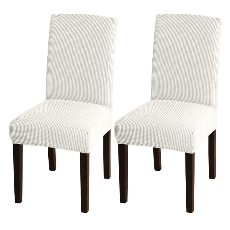 椅子カバー チェアカバー 2枚 4枚 防水 伸縮素材 フルカバー ストレッチ チェアカバー 柔らかい 無地 イスカバー 背もたれあり 取り外し可能 洗える 家庭・お祝い・結婚式・ホテル用 ウェデ