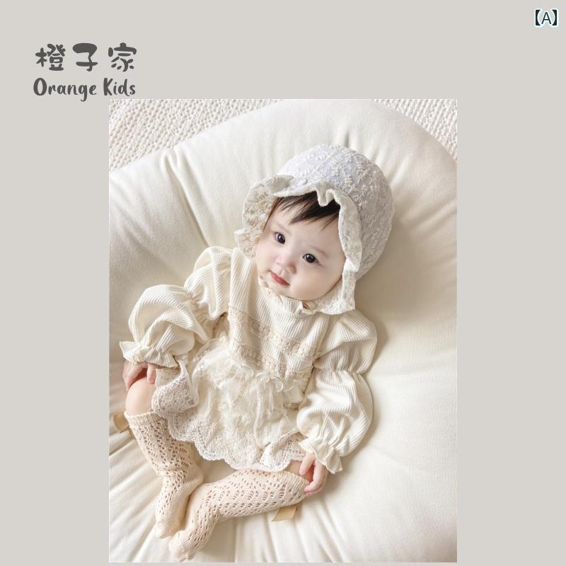 ベビー服　夏用　ウェア 赤ちゃん 1歳の プリンセス ドレス 2025 夏の スタイリッシュな ベビー ラップ おなら 満月 百日