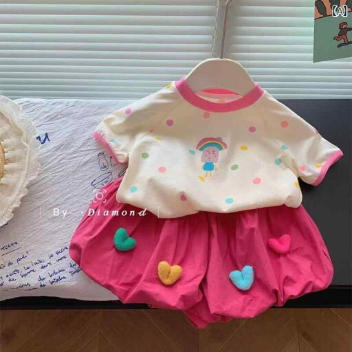 ベビー服 半袖 セット 女の子 ドーパミン 衣装 綿 半袖 ショート パンツ 服 おしゃれな ベビー スーツ 1歳の 夏服 ベビー服 半袖 セット 女の子 ドーパミン 衣装 綿 半袖 ショート パンツ 服 おしゃれな ベビー スーツ 1歳の 夏服