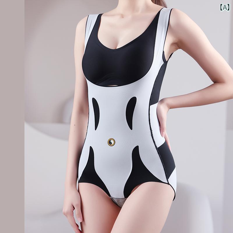 レディース　ジャンプスーツ　スリムフィット 秋冬 ワンピース ボディシェイパー おなか 引き締め ウエ..