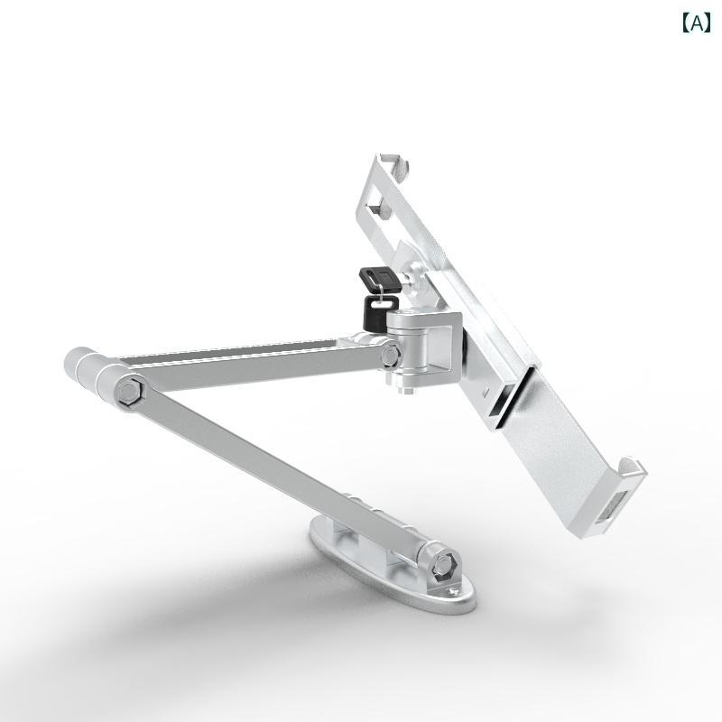 ノートパソコン　スタンド　 タブレットコンピュータ 壁掛け ブラケット iPadPro 棚 調節可能 伸縮 式 ..