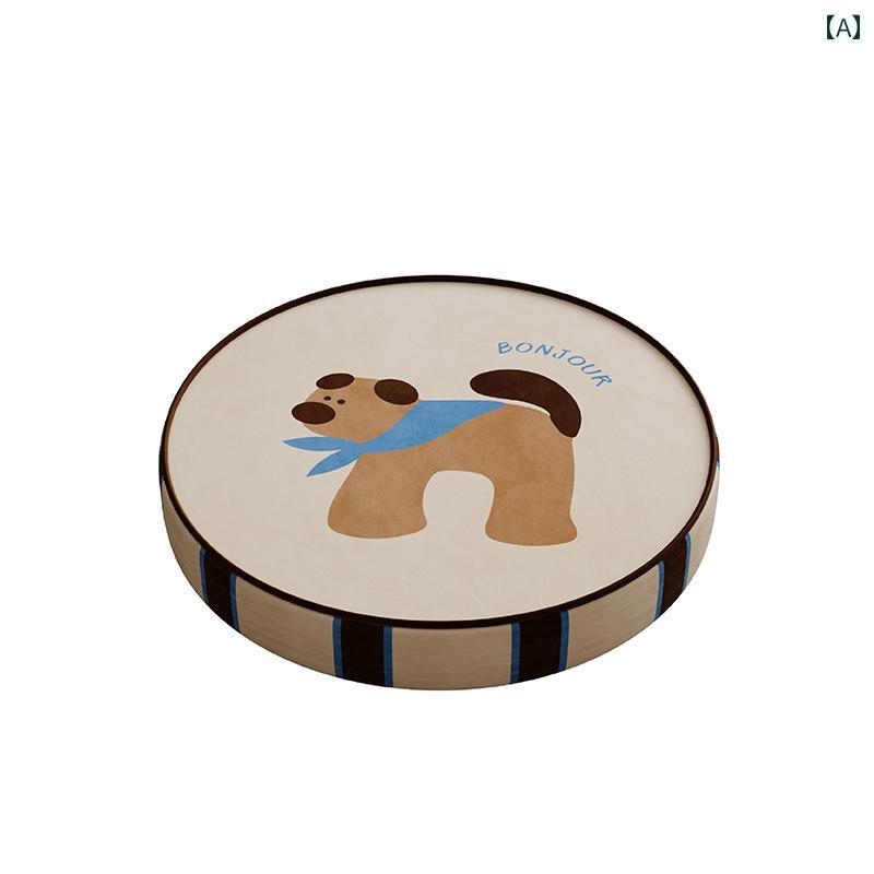 カバー　クッション　マット マイ ラード ビスケット 犬 リビング ルーム カー ペット 床 読書 クッシ..