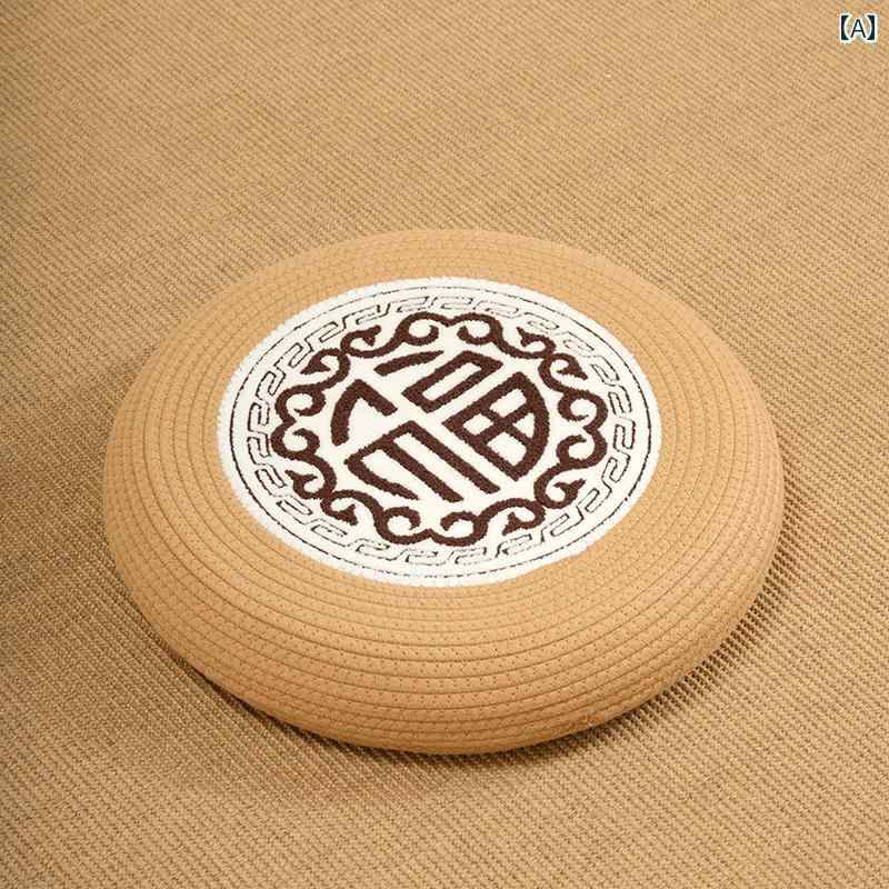 カバー　クッション　マット 布団 クッション ベルベット 綿糸 瞑想用 バルコニー 出窓 畳 リビング ルーム ホーム ラウンド