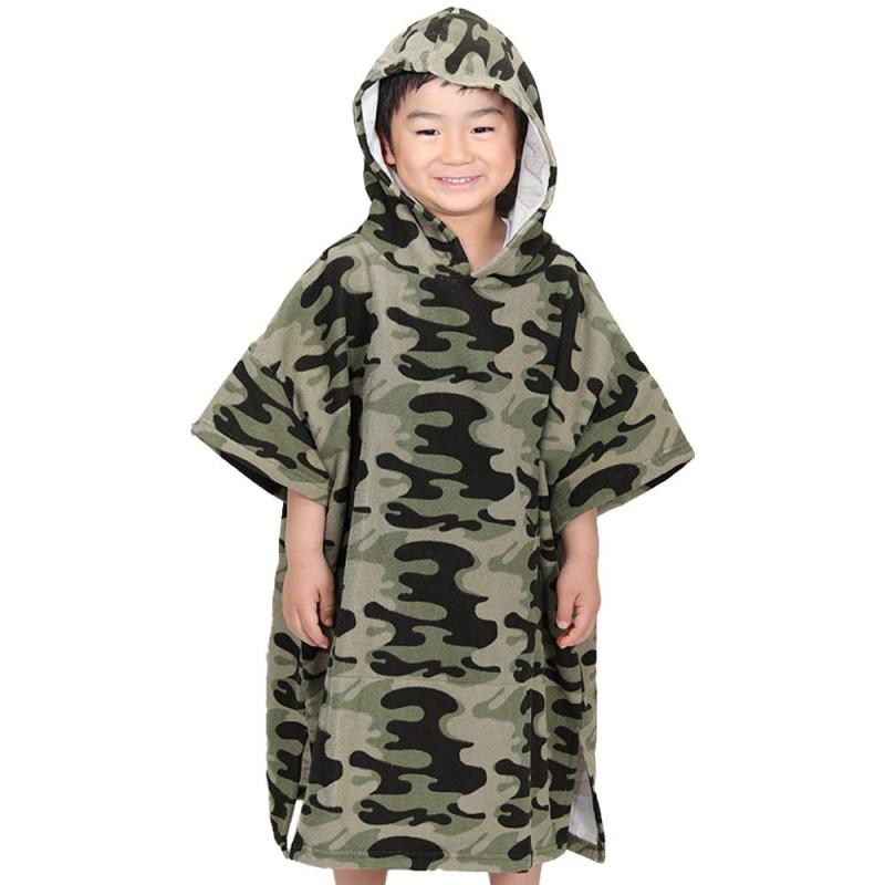 FELLOW フェロー お着替えポンチョ 全10色柄 キッズ 子供用 お着替えタオル マイクロファイバー 吸水速..