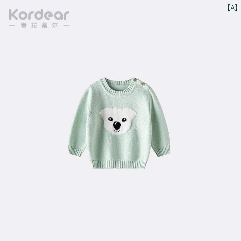 子供服　セーター　ニット セーター 子供用 秋冬 男の子 ニット ベビー プルオーバー レイヤリング ト..