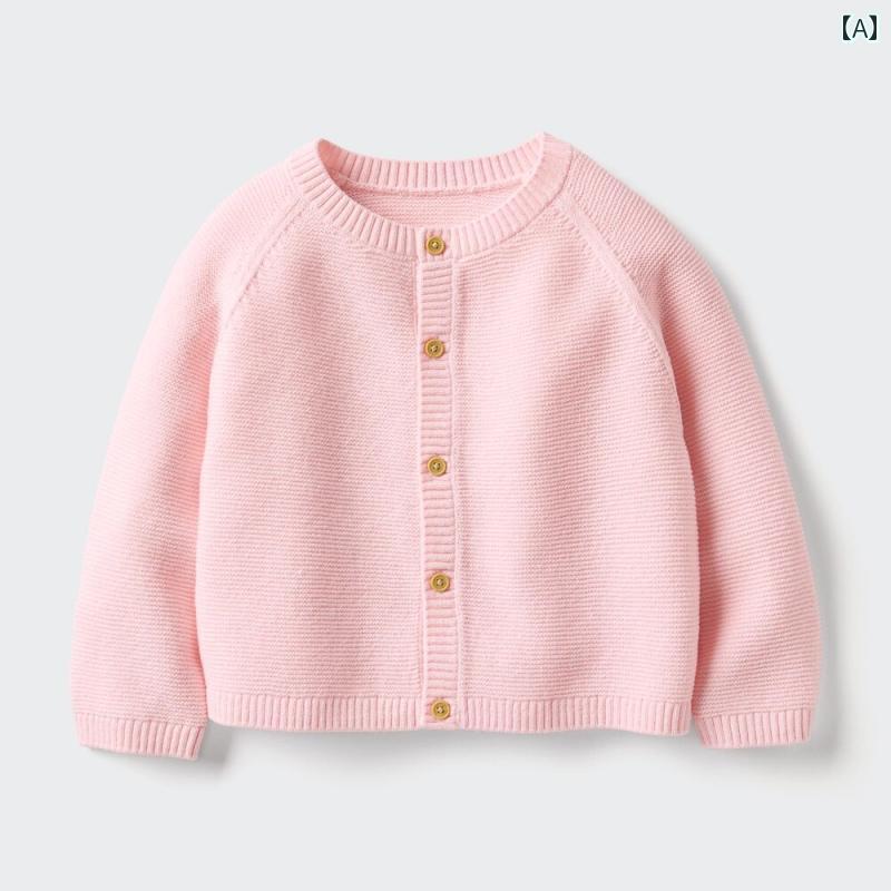 子供服　セーター　ニット ユニクロ 幼児 ベビー ニットカーディガン セーター 薄手 コート 25 春夏 47..