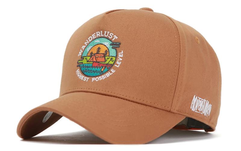 [FLIPPER] アウトドア キャンピング 円形 刺繍 キャップ メンズ レディース 深め 大きいサイズ 韓国 ブランド 帽子 ぼうし Kpop ファッション