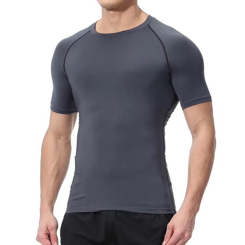 [HedingRed] スポーツインナー メンズ 半袖 冷感 コンプレッション tシャツ 夏インナー フィトネス ア..