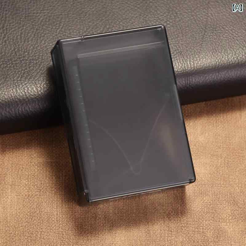 タバコ　ケース シガレット 透明な プラスチック製の タバコ 箱は 20本の タバコを 自動的に 飛び出し..