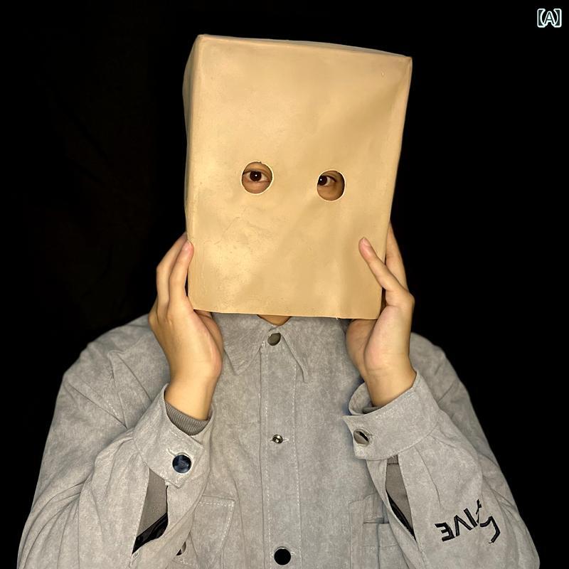 仮面　パーティ　コスプレ シミュレーション カー トン ヘッド ギア フルフェイス cos マイン クラフト..