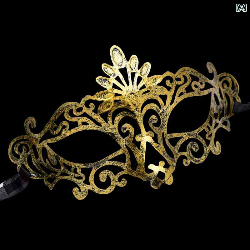 仮面　パーティ　コスプレ ハロウィン ホラー ボール パーティー マスク レトロ ジャズ フラット ヘッ..