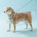犬用 レインコート ペット 子犬 レインコート テディ ビション 中型 犬 防水 フード付き 透明 柴犬 コーギー 服