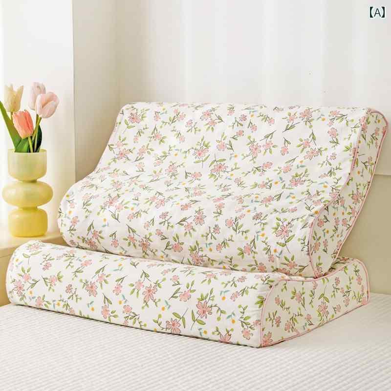 枕　カバー ラテックス 枕 カバー 綿 1 組 家庭用 メモリ 40 x 60 ゴム 枕な 子供用