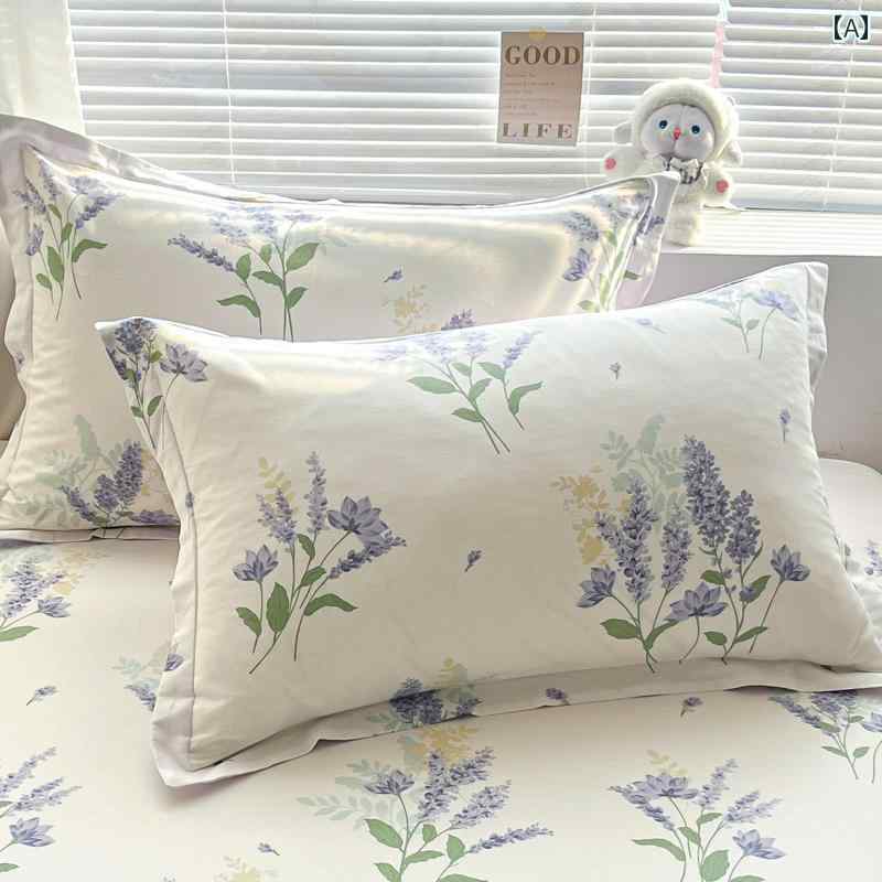 枕　カバー Jieliya 100 % コットン 枕 カバー 1 組 綿 ダブル 48 cmx 74 cm シングル ライナー