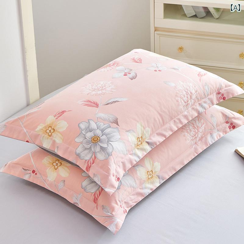 枕　カバー な 綿の 枕 カバー 大人 家庭用 100 綿 48× 74 コア スリーブ 2024 ペア