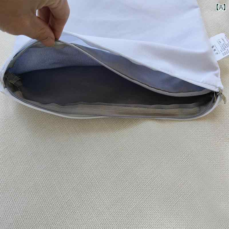 枕　カバー 枕 カバー 二 重層 枕 コア カバー インナーカバー 暗号化 ダブル ジッパー レザー シング..