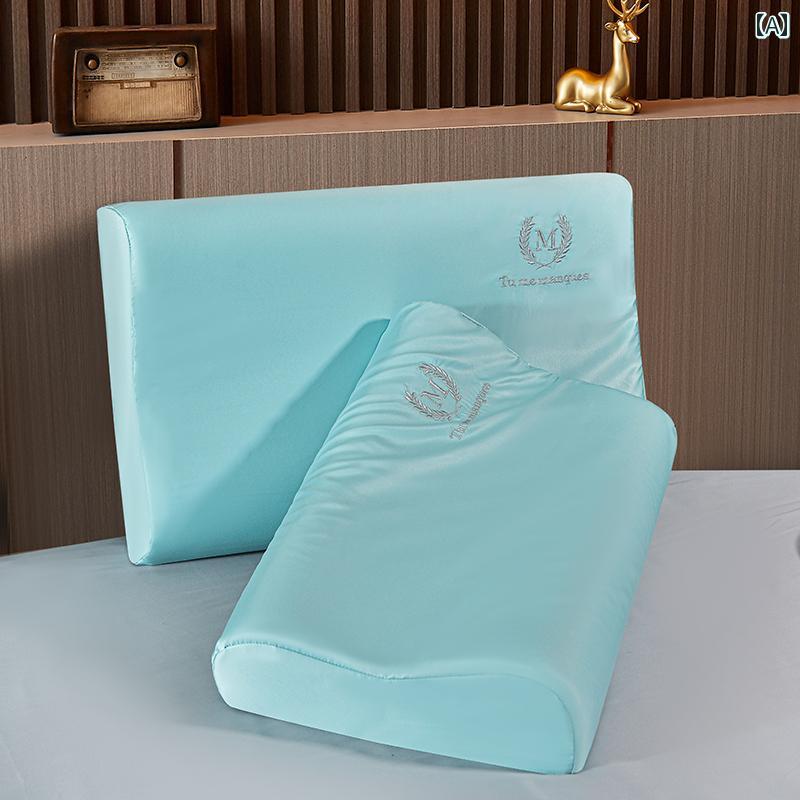 枕　カバー 枕 カバー 夏の 冷感 ラテックス 枕 カバー 40 cmx 60 cm メモリー ピローケース シングル 30 x 50 ペア 専用