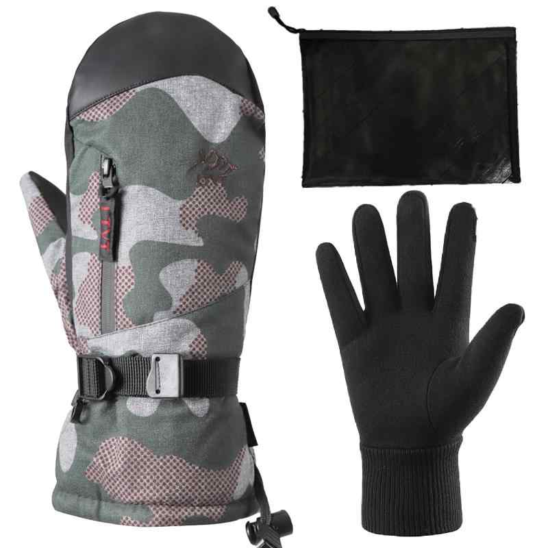 [nda-style] スノーボード ミトン グローブ メンズ レディース 防水 スノボー スキー